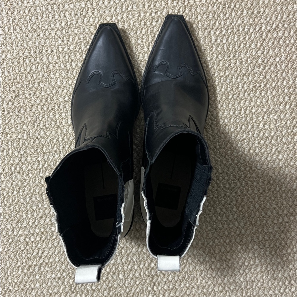 DOLCE VITA Jaklin Faux Leather Cowboy Boots - Picture 3 of 12